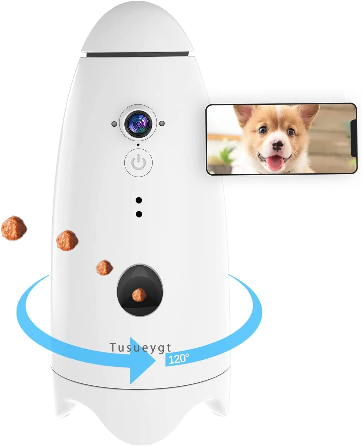 Dog Camera smart con Dispenser 180°