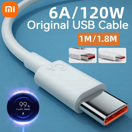 Xiaomi 6A Type C Cable up to 120w